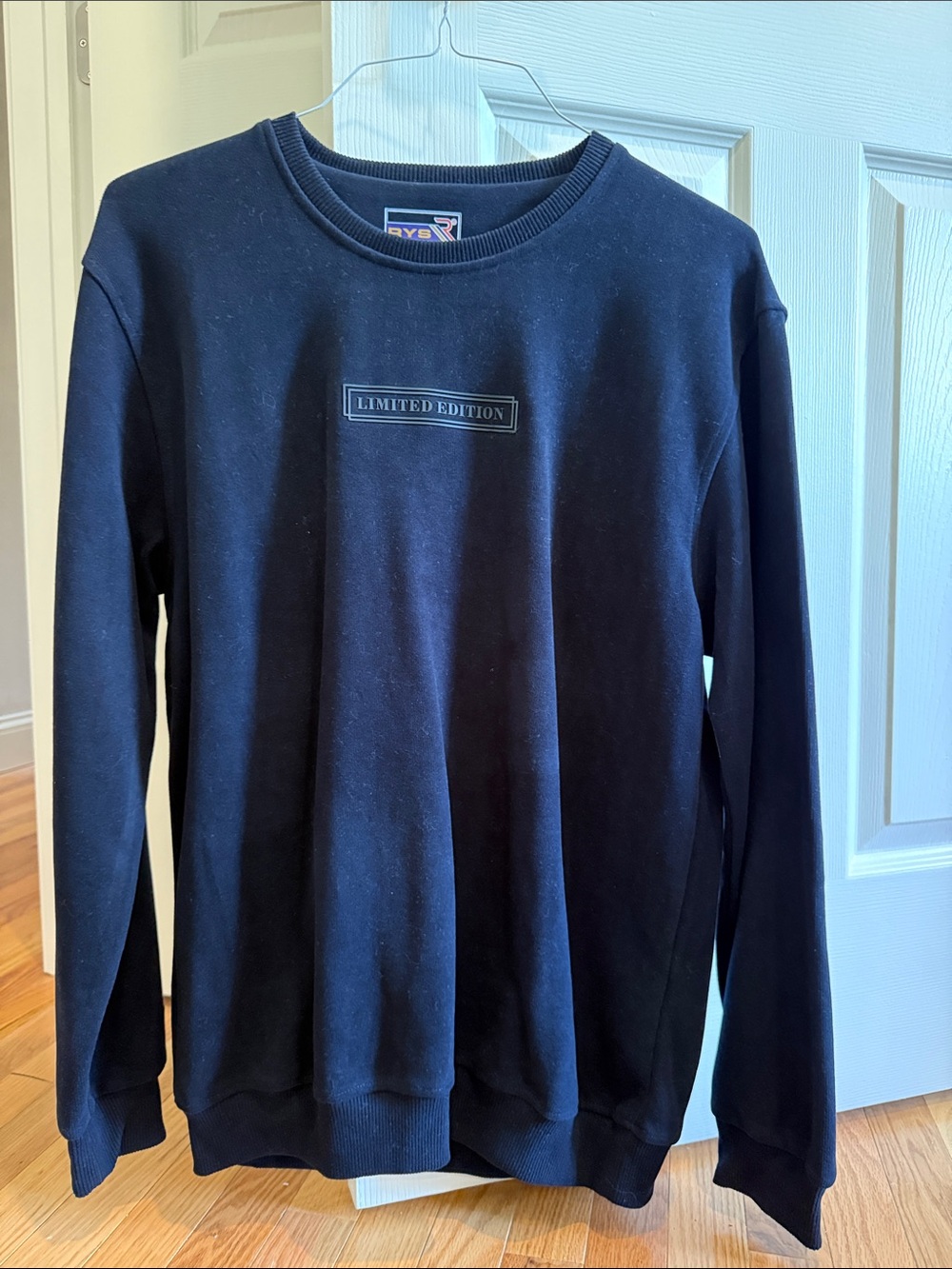 Limited Edition Men’s Black Crewneck Sweater by